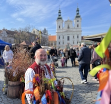 Velikonoční jarmark na Masarykově náměstí v Uherském Hradišti